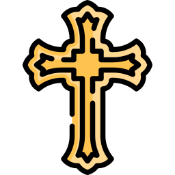 cruz de fondo icono
