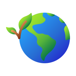 Green earth icon