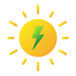 zon energie icoon