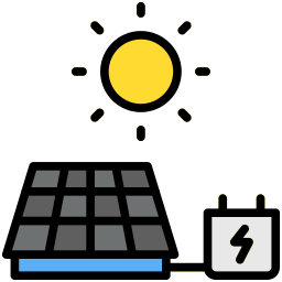 panneau solaire Icône