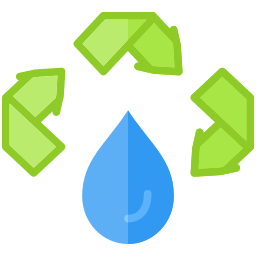 reciclaje de agua icono