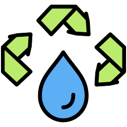 riciclo dell'acqua icona