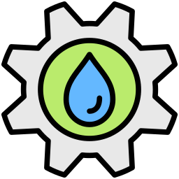 Hydraulic energy icon