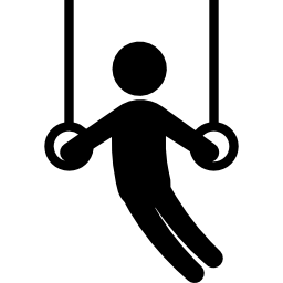 gymnastic rings icon