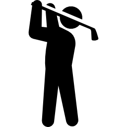 tiro de golf icono