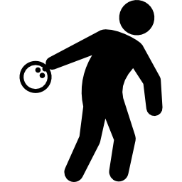 Bowling throw icon