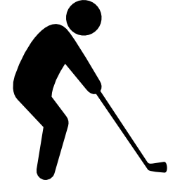Golfing pose icon
