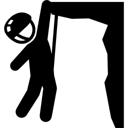 Abseiling icon