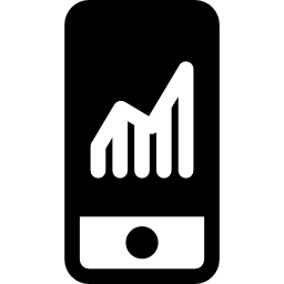 telefoon investeringen icoon