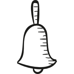 Drawing of a handbell icon