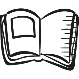 geöffnetes lehrbuch icon