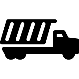 camion à benne basculante Icône