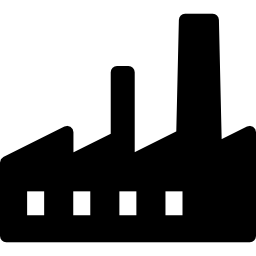 werkende fabriek icoon