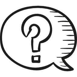 Speech Bubble with Question Mark icon