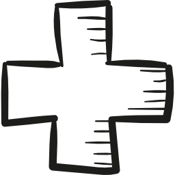Draw Adding Cross icon