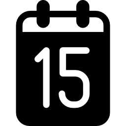 dag vijftien icoon