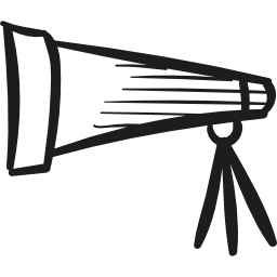 teleskop zeichnen icon