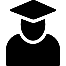 Graduated student icon