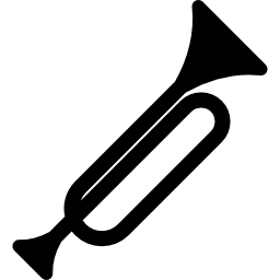 trompet muziek icoon