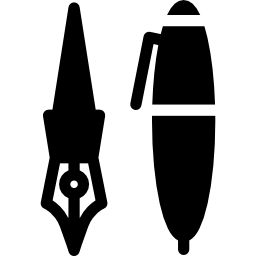 outils d'écriture Icône