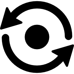 simbolo di sincronizzazione icona