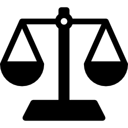 wagi prawa ikona