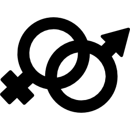 símbolo de géneros icono
