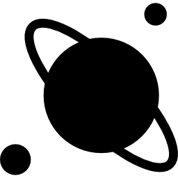 Saturn and Moons icon