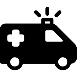 ambulancia de emergencia icono