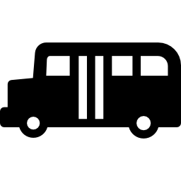 lado del autobús escolar icono