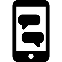 smartphone sms icono