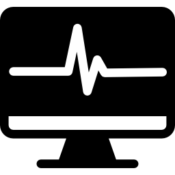 komputer szpitalny ikona