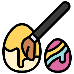 Egg painting icon