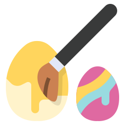 Egg painting icon