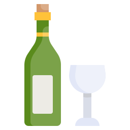 botellas de vino icono
