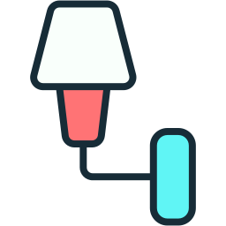 lampa ścienna ikona