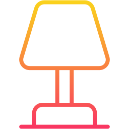 Table lamp icon