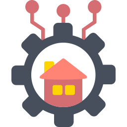 casa inteligente icono