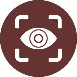 scanner de olho Ícone