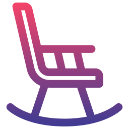 Rocking chair icon