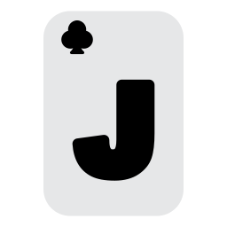 Jack of clubs icon