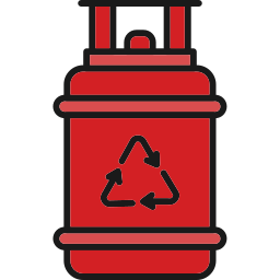 Gas cylinder icon