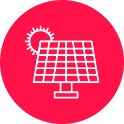 Solar panel icon