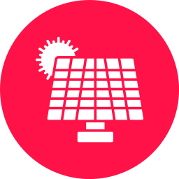 Solar panel icon