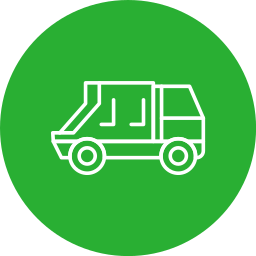 Утилизационный грузовик иконка