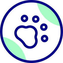 Dog ball icon