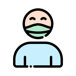 Medical mask icon