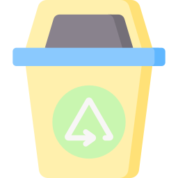 Trash bin icon