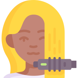 Hair straightener icon