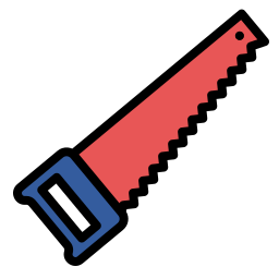 Hand saw icon